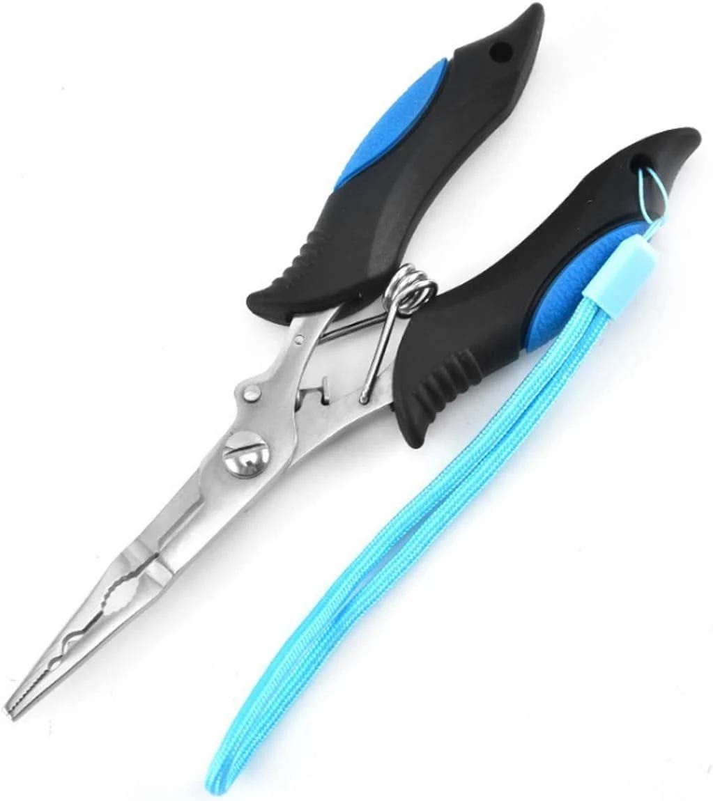 NA Multifunction Long Nose Fishing Pliers with Lanyard for Professional Fishing | Image