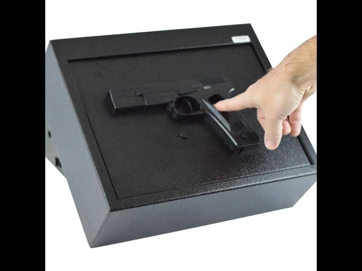 biometric-fingerprint-drawer-personal-gun-safe-black-1