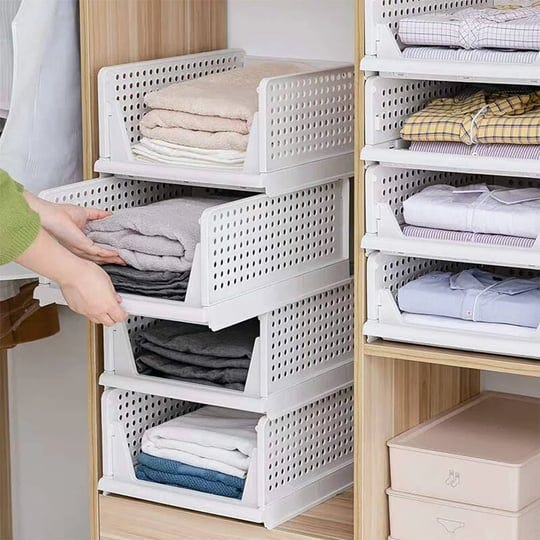 set-of-4-stackable-closet-wardrobe-storage-bins-organizer-easy-open-and-folding-plastic-white-wardro-1