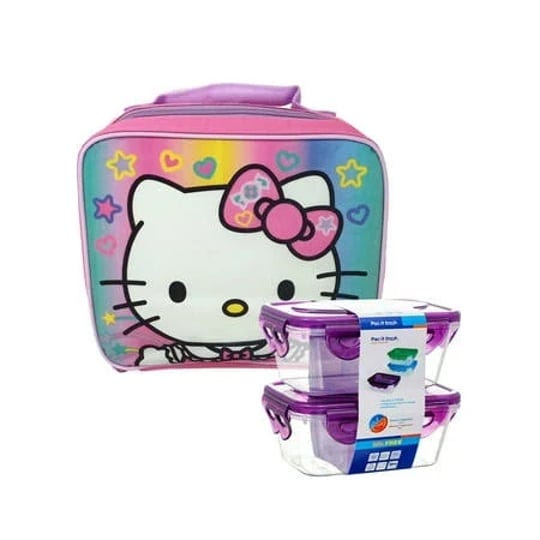 hello-kitty-insulated-lunch-bag-girls-sanrio-w-2-piece-food-container-set-womens-size-one-size-pink-1