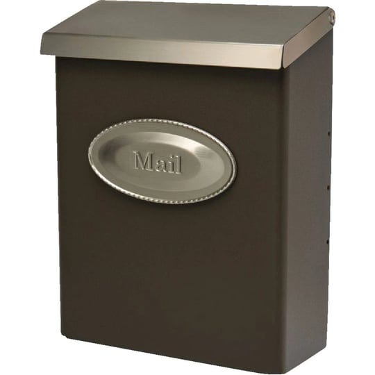 gibraltar-mailboxes-5308085-designer-classic-galvanized-steel-wall-mount-mailbox-venetian-bronze-1