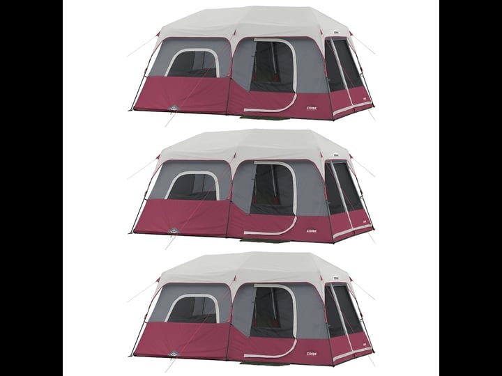 core-instant-cabin-14x9-9-person-cabin-tent-w-60-second-assembly-red-3-pack-1