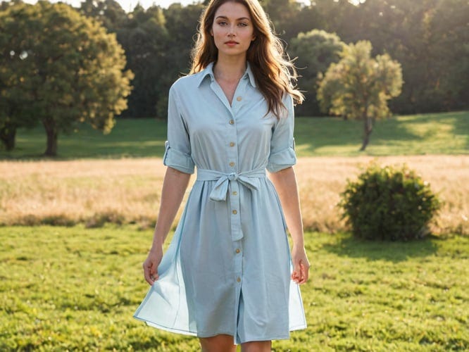 Button-Front-Shirt-Dress-1