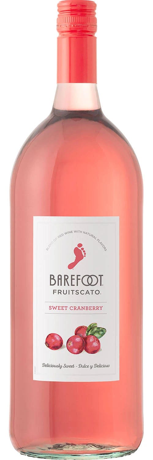 Barefoot Sweet Cranberry Fruitscato Red Wine for Every Day | Image