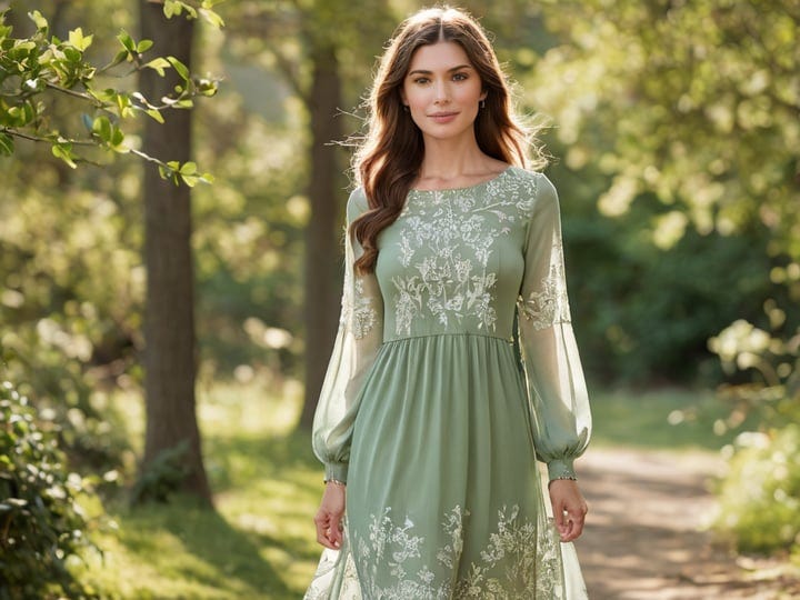 Long-Sleeve-Light-Green-Dress-4