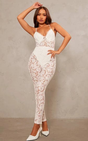 prettylittlething-womens-petite-white-woven-lace-jumpsuit-size-8-1