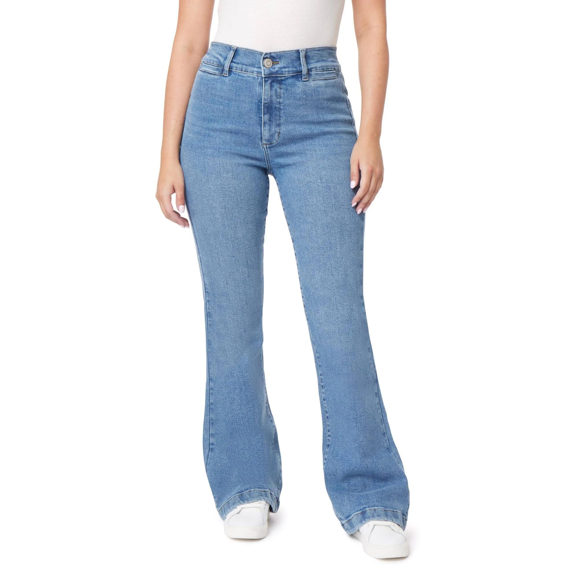 High-Rise Flared Jeans with Versatile Fits | Image