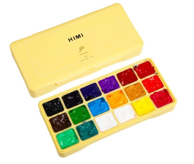 ink-lab-himi-gouache-paint-set-jelly-cup-18-vibrant-colors-non-toxic-paints-with-portable-case-palet-1