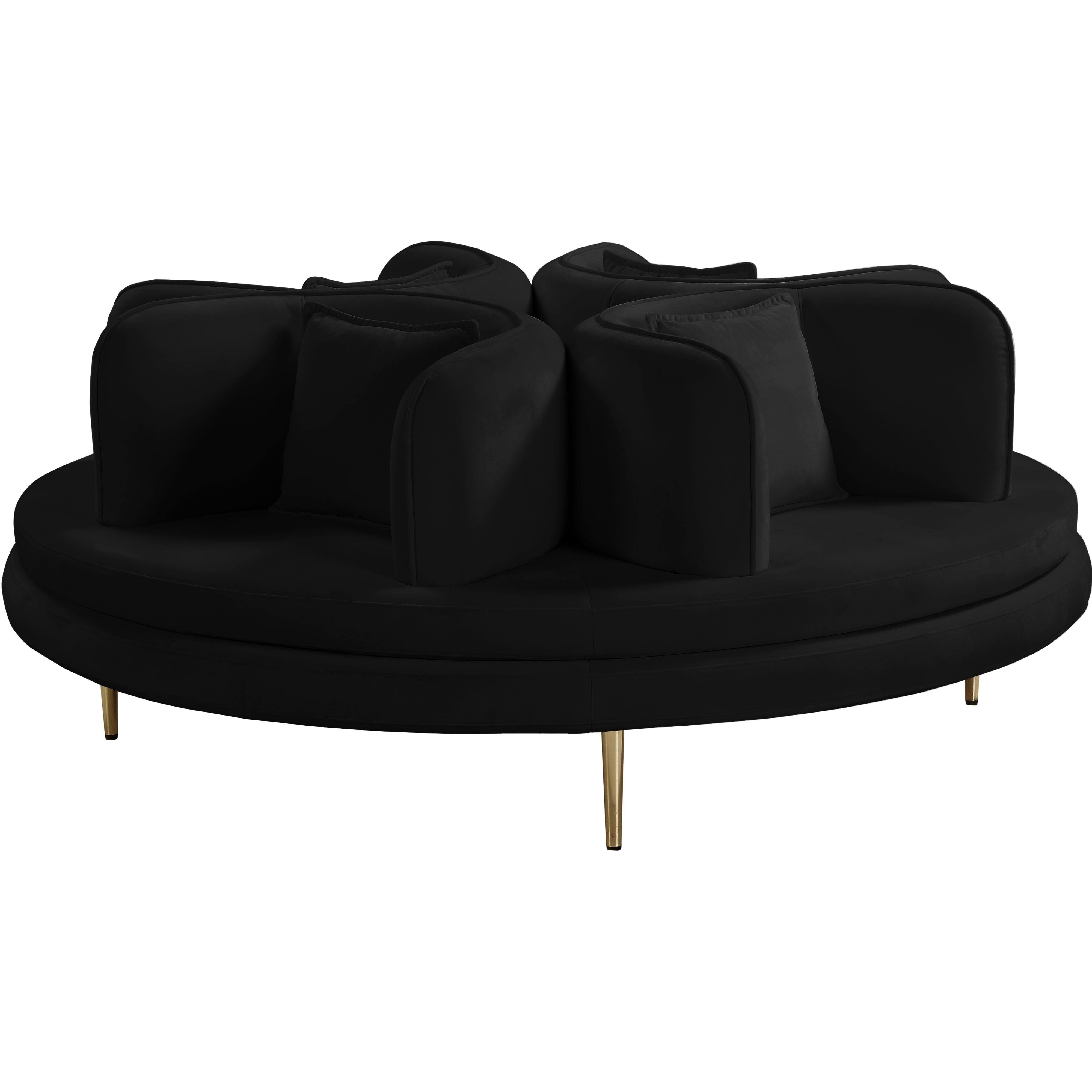 Comfortable Circular Velvet Round Sofa | Image