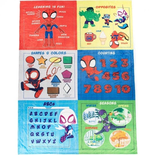 spidey-and-his-amazing-friends-learning-blanket-1