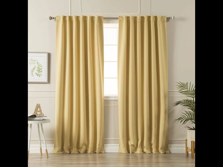 aurora-home-solid-insulated-thermal-blackout-curtain-panel-pair-63l-sunlight-yellow-1