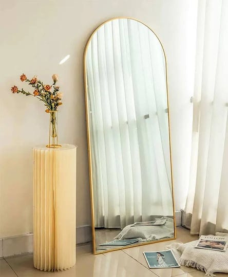 vlush-full-length-mirror-65x22-arched-floor-mirror-full-body-standing-mirror-with-aluminum-frame-gol-1