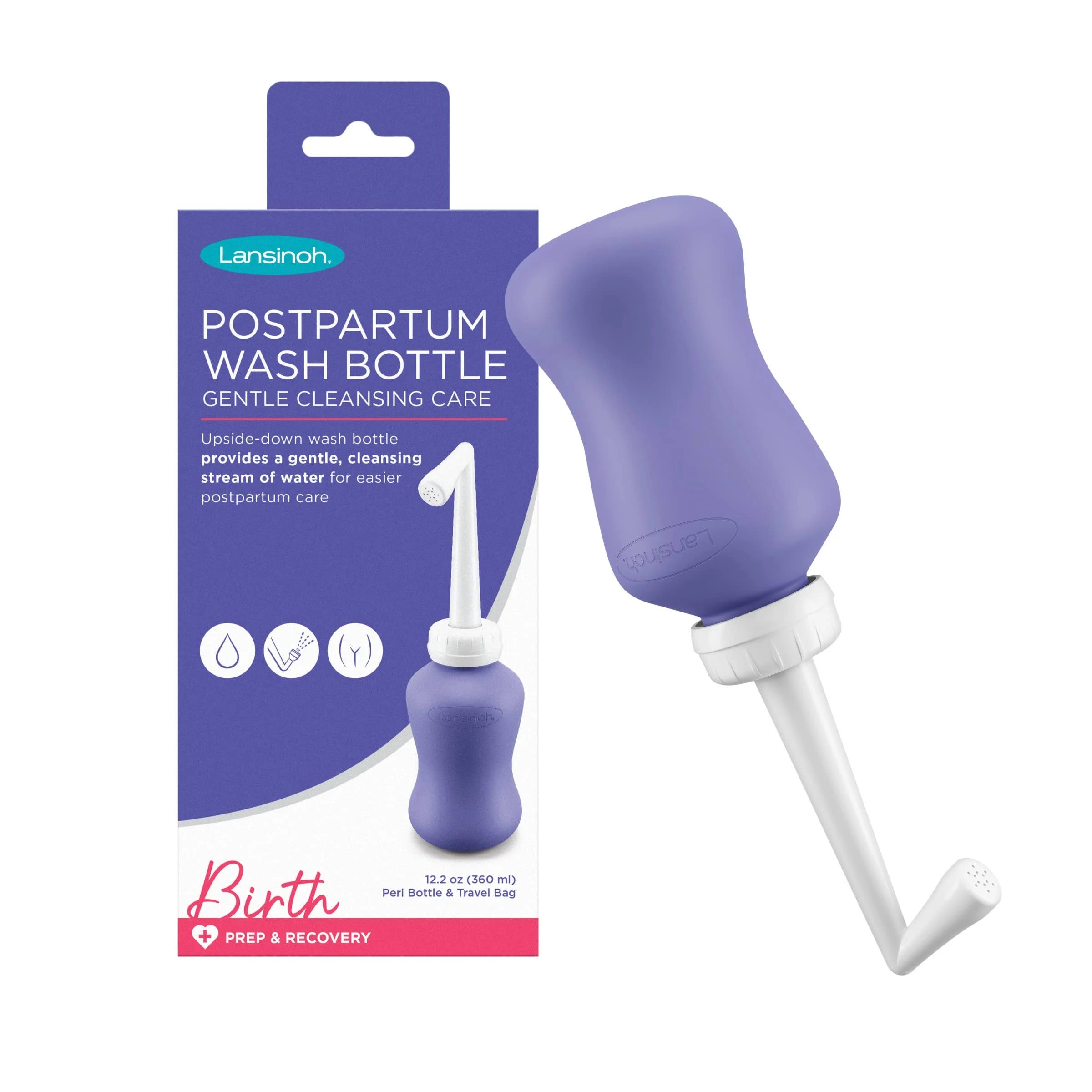 Lansinoh 12.2 oz. Postpartum Peri Wash Bottle for Enhanced Care | Image
