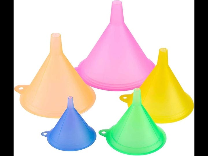 isnuff-kitchen-funnel-set-with-5-sizes-small-to-large-plastic-cooking-funnel-with-narrow-spout-for-f-1