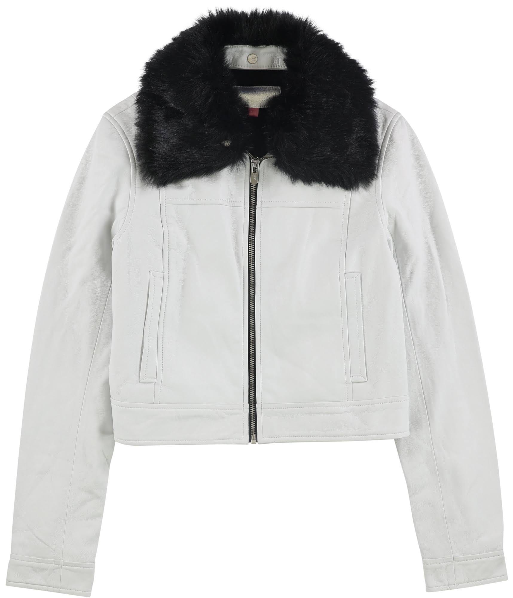 Timeless White Leather Jacket by The Mighty Company | Image