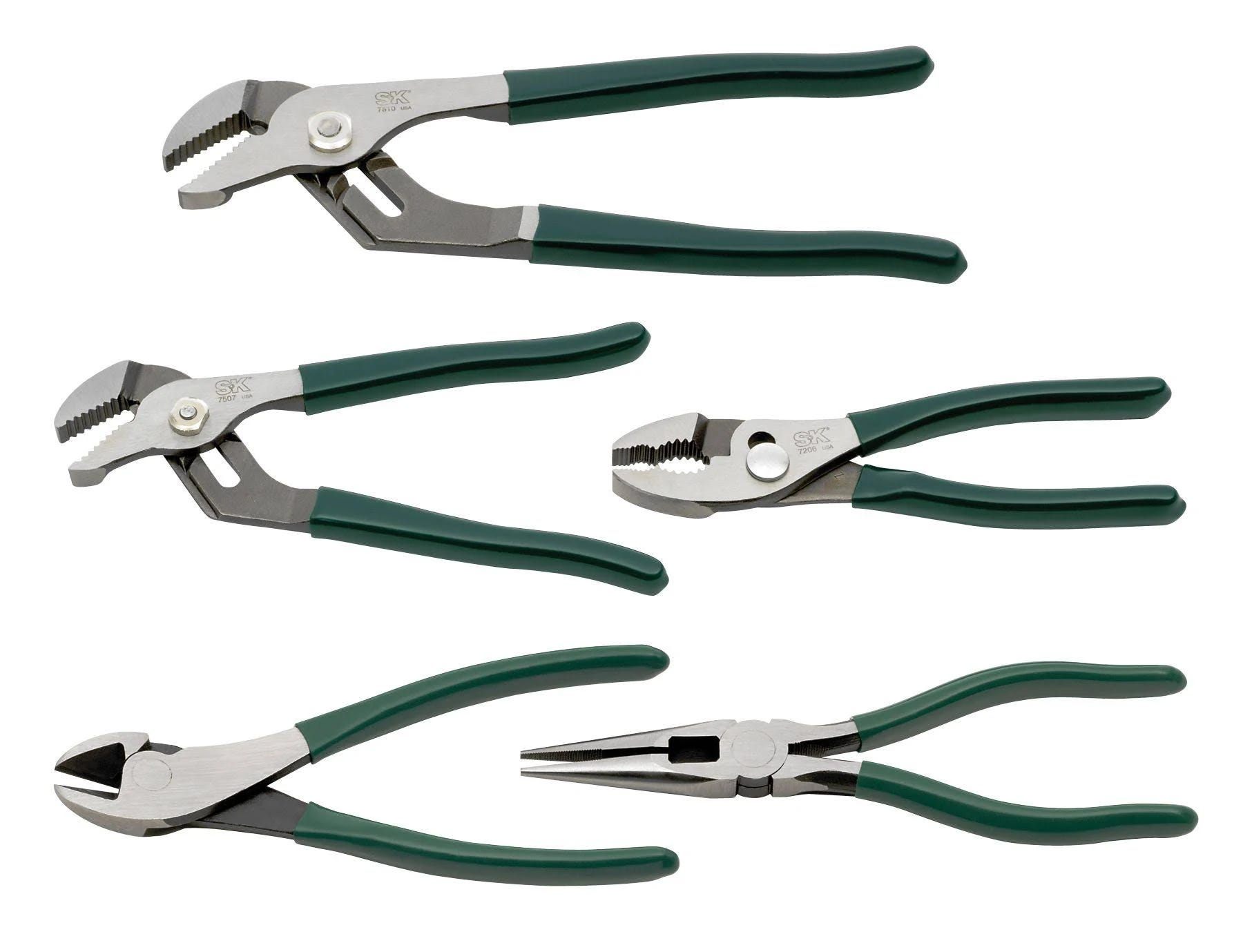 SK Hand Tool 5-Piece Pliers Set | Image