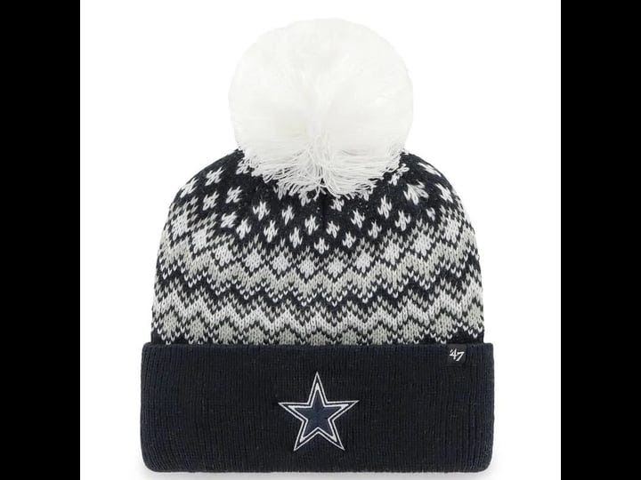 womens-47-navy-dallas-cowboys-elsa-cuffed-pom-knit-with-hat-1