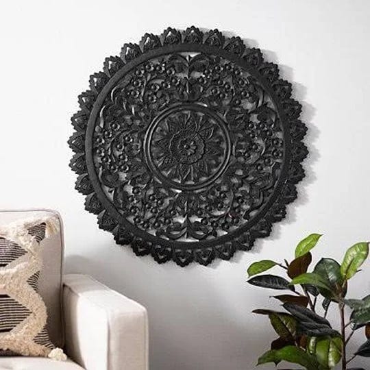 ornate-carved-medallion-wall-plaque-32-in-black-small-wood-kirklands-home-1