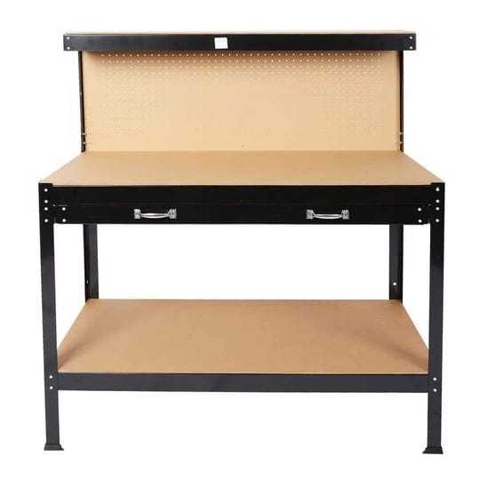 huluwat-48-in-x-24-in-x-63-in-steel-workbench-with-one-drawer-and-peg-board-in-black-1