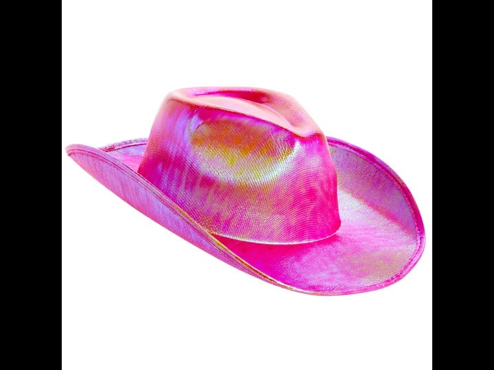 juvolicious-pink-cowboy-hat-sparkly-metallic-cowgirl-hat-for-costume-birthday-bachelorette-party-acc-1