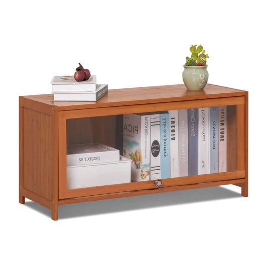 monibloom-bamboo-bookcase-with-acrylic-doors-free-standing-book-shelf-storage-organizer-save-space-f-1