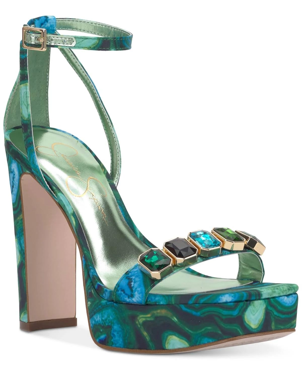 Jessica Simpson Callirah Platform Sandals - Summer Glitz | Image