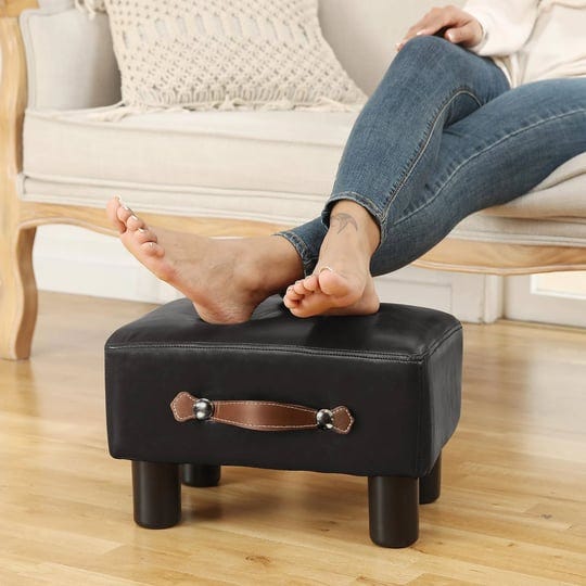 comfort-ottoman-foot-rest-stool-black-quality-pu-leather-with-handlepouffe-ottoman-with-non-skid-pla-1