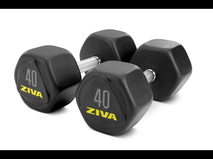 ziva-hexagon-rpu-dumbbells-commercial-grade-hard-wearing-rubber-urethane-coating-solid-steel-core-de-1