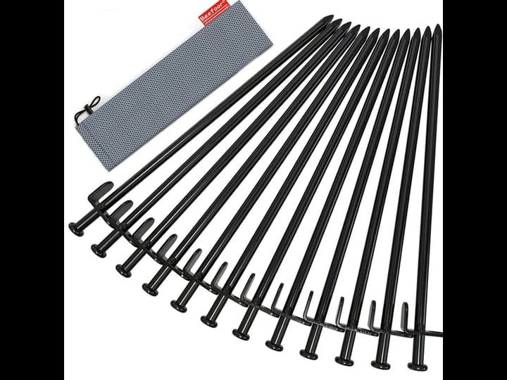 beefoor-tent-stakes-heavy-duty-camping-stakes-12in-12parks-forged-steel-tent-pegs-unbreakable-and-in-1