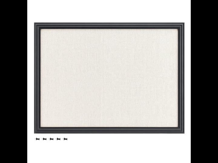 navaris-framed-linen-bulletin-board-17-x-23-inches-fabric-jewelry-organizer-pinboard-for-wall-memory-1