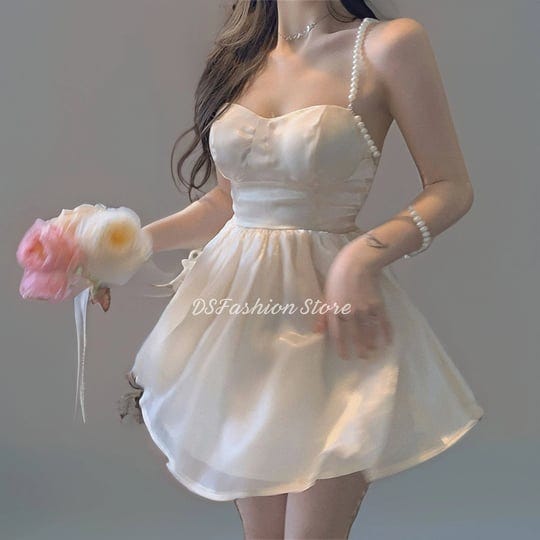 dsfshnstore-gentle-pearl-slip-dress-shining-cute-fairy-dress-delicate-party-dress-wedding-bridesmaid-1