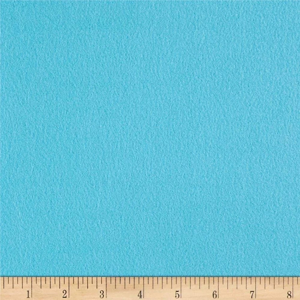 Turquoise Polar Fleece Solid Fabric for Jackets & Accessories | Image