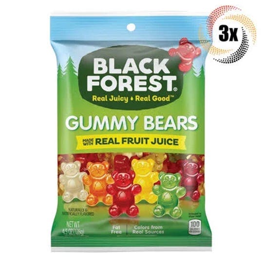 3x-bags-black-forest-gummy-bears-candy-real-fruit-juice-fat-free-4-5oz-1