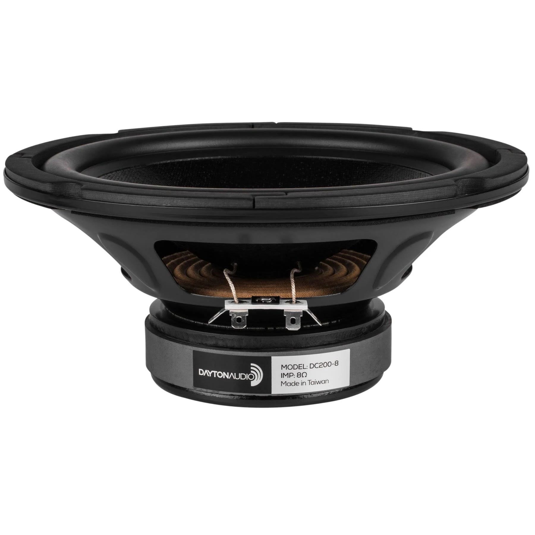 Dayton Audio DC200-8 Classic Woofer: Corrosion-Resistant, High Performance 8 Inch Subwoofer | Image
