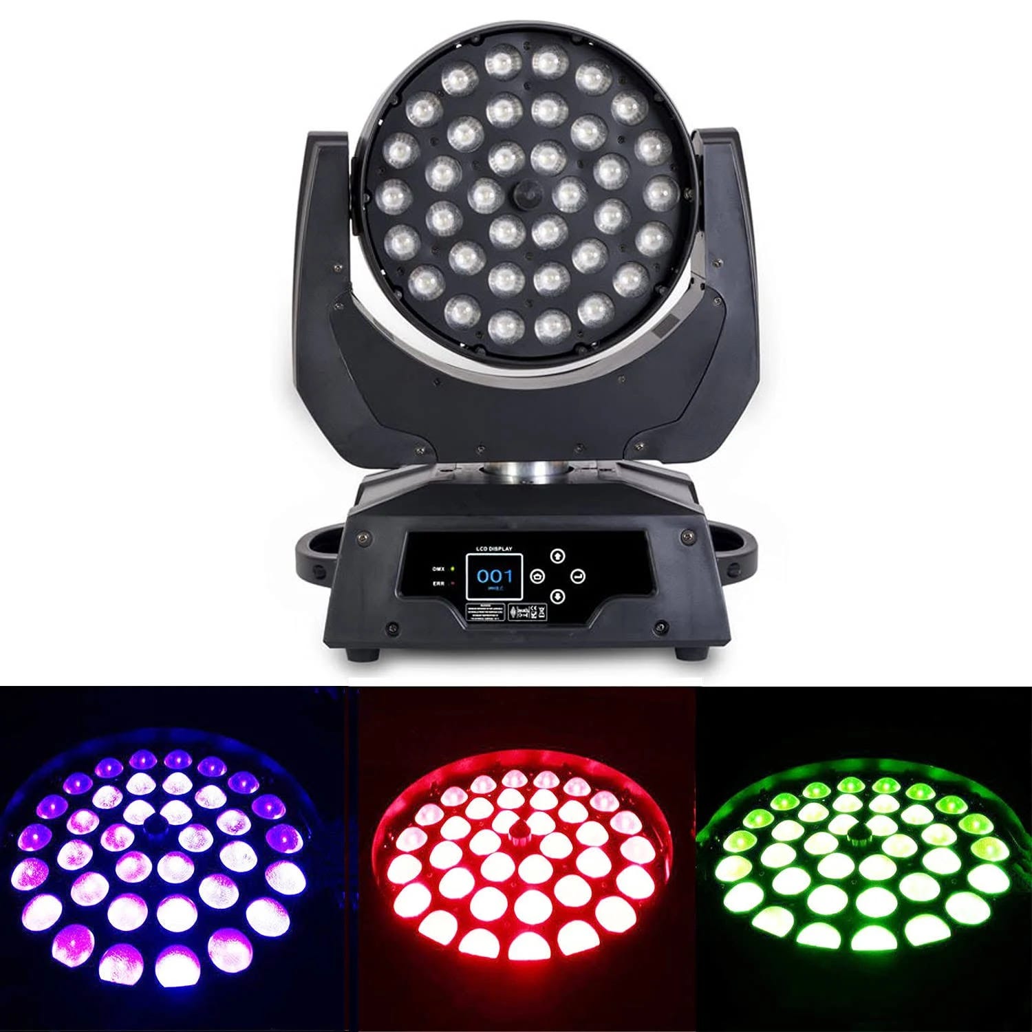 RGBW Stage Light with 36x10W Moving Head and 540° Pan/270° Tilt | Image