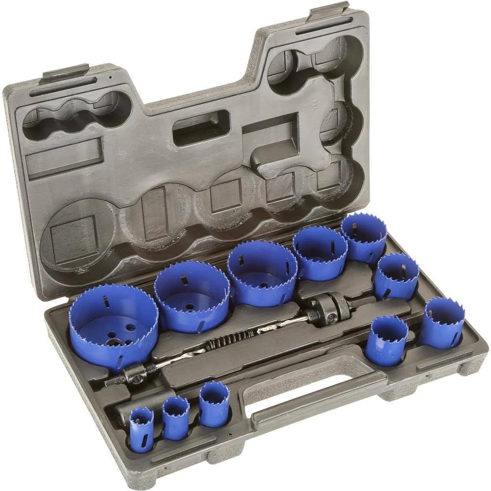 Grizzly T25949 15-Piece Hole Saw Kit | Image