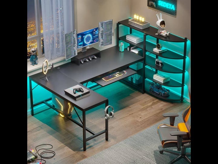 sedeta-l-shaped-computer-desk-63-desk-with-storage-shelves-keyboard-tray-monitor-stand-and-headphone-1