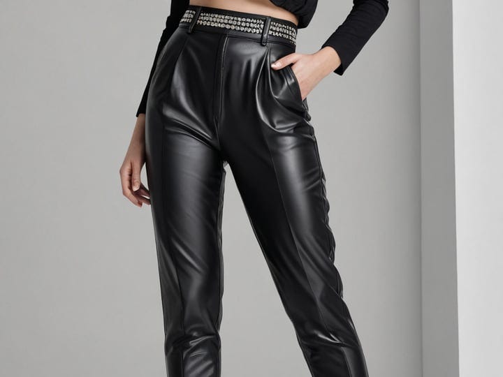 High-Waisted-Black-Leather-Pants-4