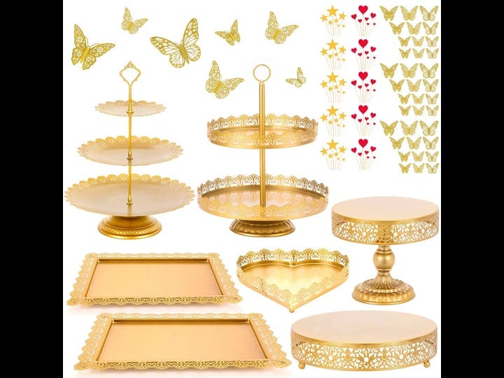 gpusfak-113-pcs-gold-cake-stands-dessert-table-set-metal-cake-display-tiered-cupcake-holder-candy-pl-1