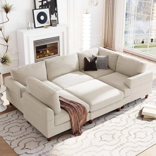 98-in-flared-arm-6-piece-polyester-modular-sectional-sofa-in-beige-with-ottoman-1