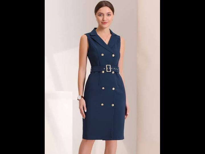 allegra-k-sleeveless-notched-lapel-double-breasted-belted-office-blazer-dress-navy-blue-m-1