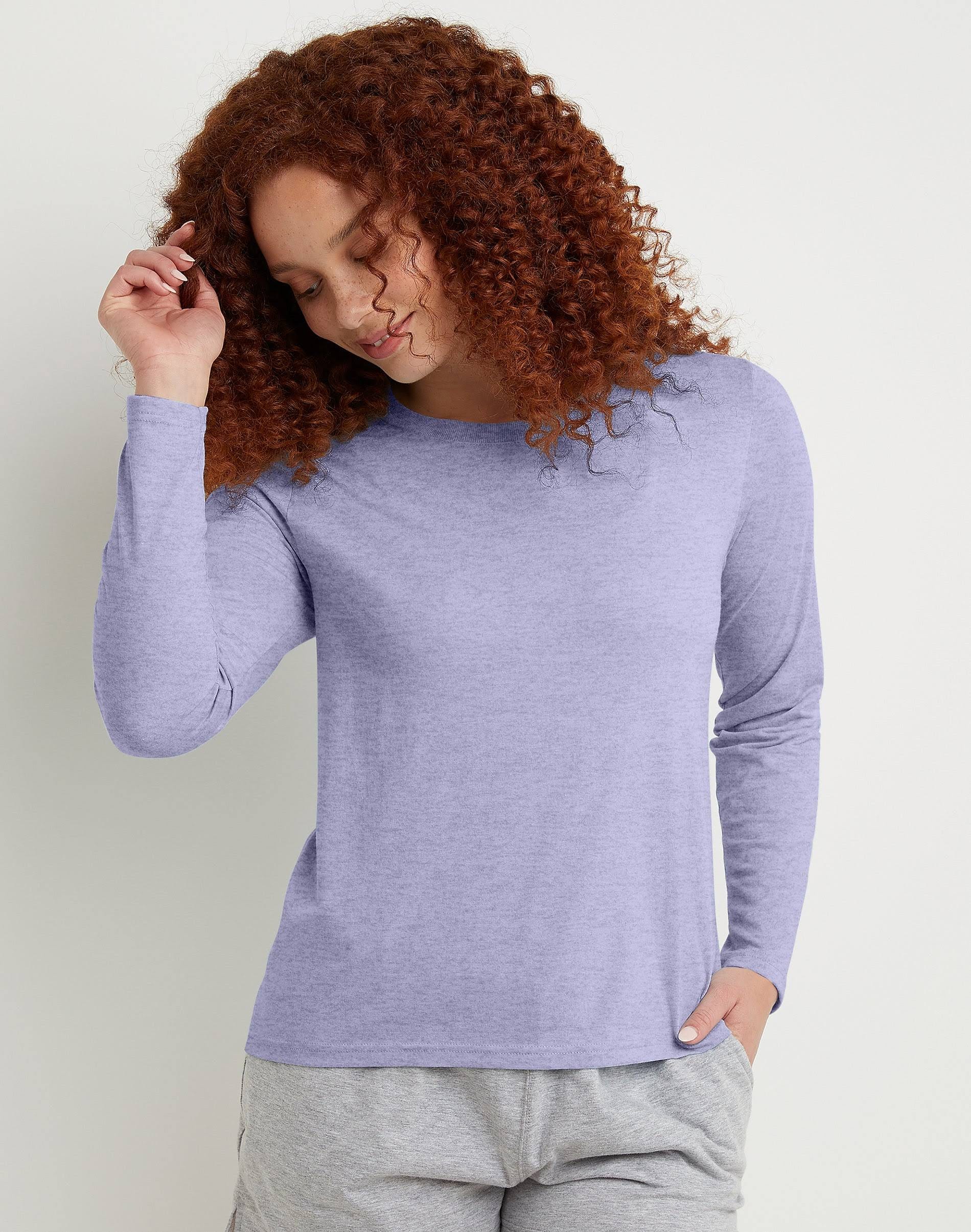 Classic Fit Light Purple Long-Sleeve Shirt | Image