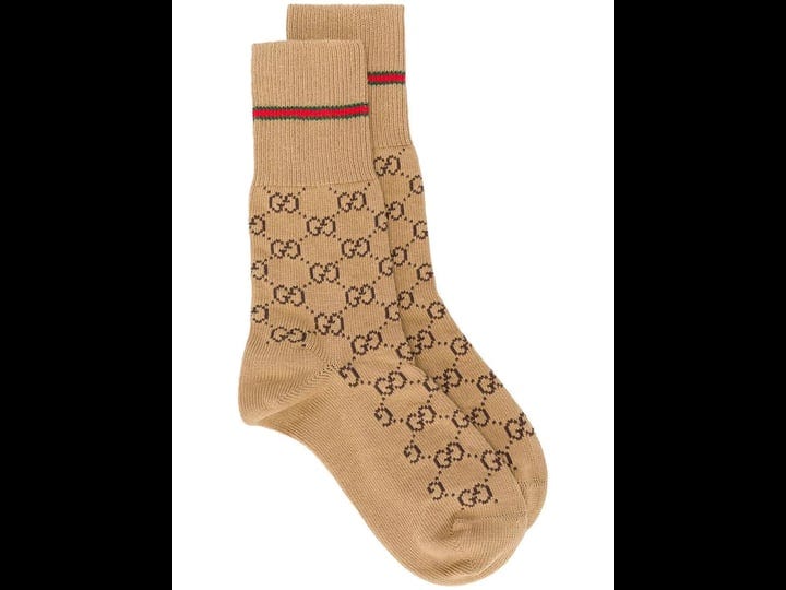 gucci-gg-cotton-socks-with-web-brown-socks-1