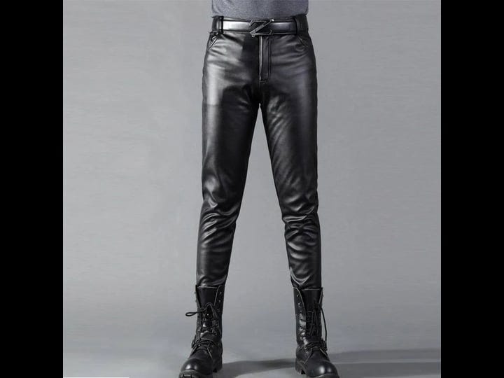 mens-fashionable-slim-leather-pants-helloice-1