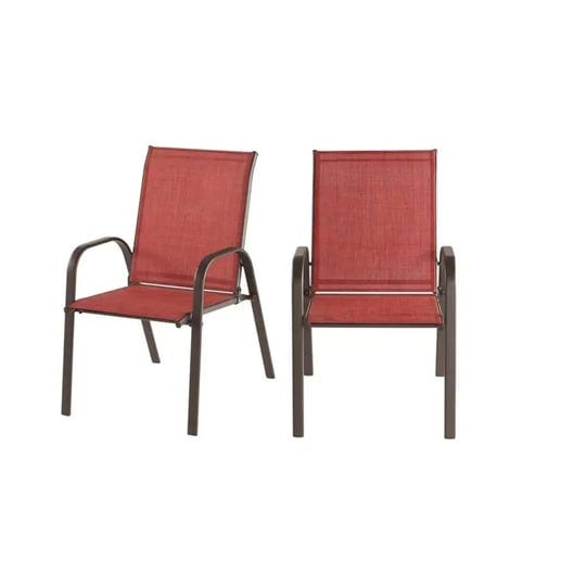 stylewell-mix-and-match-brown-steel-sling-outdoor-patio-dining-chair-in-chili-red-2-pack-1