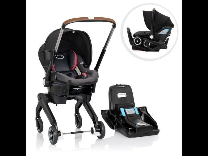 evenflo-shyft-dualride-infant-car-seat-stroller-combo-with-carryall-storage-sylva-pink-1