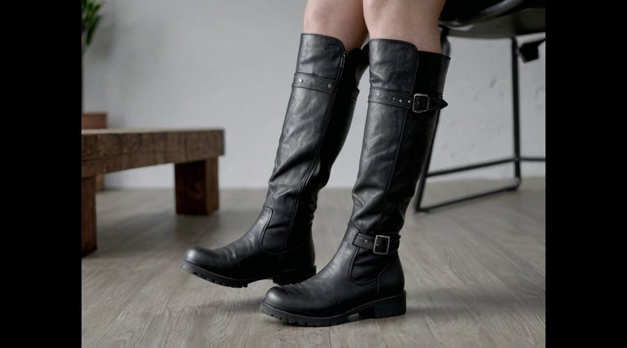 Flat-Black-Knee-High-Boots-1