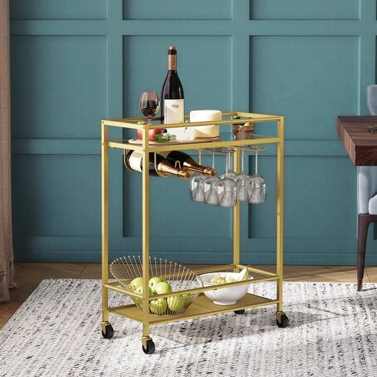 mahancris-bar-cart-for-home-beverage-cart-with-wine-rack-and-glass-holder-2-tier-glass-bar-cart-on-w-1