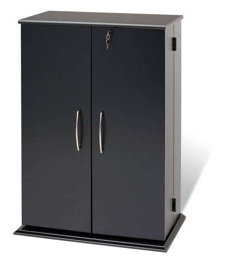 prepac-locking-media-storage-cabinet-black-1