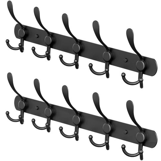 sayoneyes-black-coat-rack-wall-mount-with-5-tri-hooks-for-hanging-16-inch-heavy-duty-stainless-steel-1